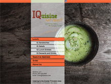 Tablet Screenshot of iquisine.com